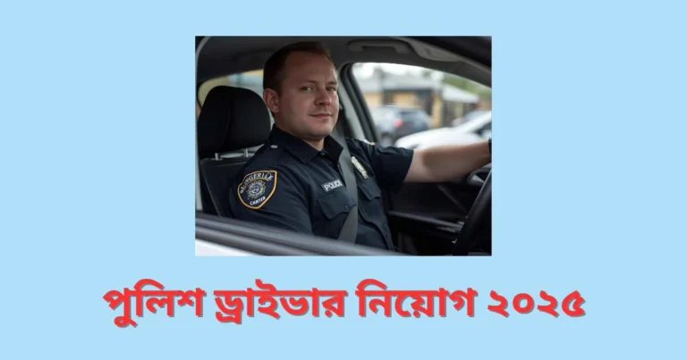 পুলিশ ড্রাইভার নিয়োগ ২০২৫